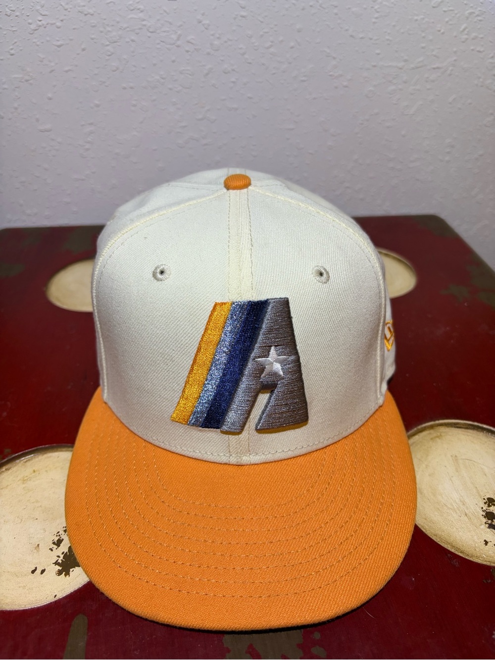 New - Houston Astros baseball cap - orange and white 1986 ALL STAR GAME